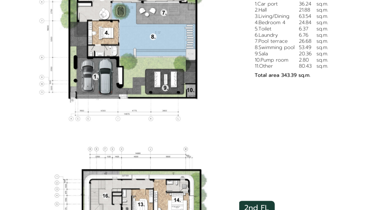 Floor plan - Type B